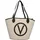 Valentino Covent Shopper Baumwolle Naturale/Nero