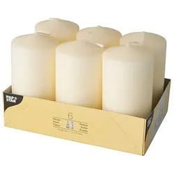 PAPSTAR Kerze - Stumpenkerze - Creme (Packung