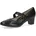 Damen aus Leder mit Riemen Schwarz Black Nappa 38 UK
