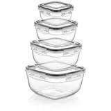 Michelino Nora Frischhaltedosen-Set grau 4-teilig