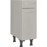 Nobilia Unterschrank Touch 30 x 58,3 x 87 cm Grau