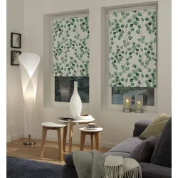 Seitenzugrollo GARDINIA "Digiprint Blackout Isabella", weiß, B:80cm H:150cm, Polyester, Rollos, abdunkelnder Stoff mit Digitaldruck