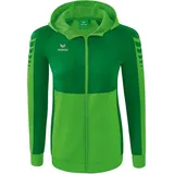 Erima Six Wings Trainingsjacke mit Kapuze Damen - grün - 40