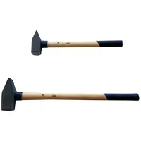 Vago-Tools 2 tlg Set Schlosserhammer Holzstiel 3/5 kg
