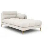 Micadoni Chaiselongue, Creme, Textil, 102x75x185 cm, Hergestellt in Europa, Wohnzimmer, Sessel, Relaxliegen