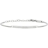Breil Light Row Herren Edelstahlarmband mit Zirkonia silber TJ3361 Größe 17-22 cm
