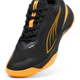 Puma Solarstrike III Indoor Court Shoe, Black-Sun stream/PUMA White, 43