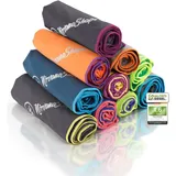 NirvanaShape Mikrofaser Handtuch - Reisehandtuch, Badetuch für Urlauber - kompakte, schnelltrocknende Microfaser Handtücher als Strandtuch, Sporthandtuch - für Reisen, Camping, Sport - 100 x 50 cm
