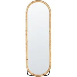 Beliani Standspiegel Montot 50 x 150 cm Rattan
