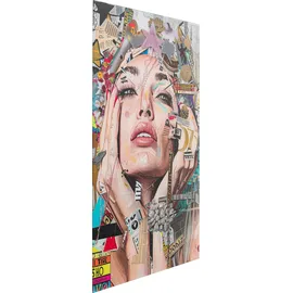 Kare Glasbild Artsy Portrait Front 80x120cm",
