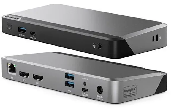MX2 - Docking station - USB-C - 2 x DP - GigE - 135 Watt