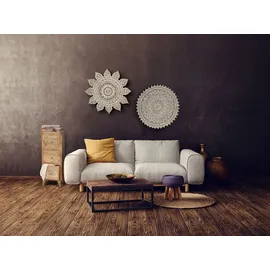 Marrakesch Orient & Mediterran Interior Orientalisches Wandbild aus Holz Sole Schwarz