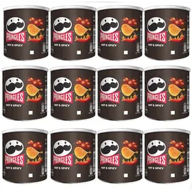 Pringles Hot und Spicy Stapelchips würzig und scharf 40g Pack
