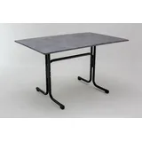 Müller DARK SLATE Gartentisch Klapptisch HPL-Platte 120x80cm klappbar