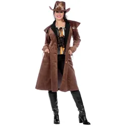 Brauner Western Style Damenmantel