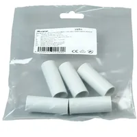 Kopp 398132099 Steckmuffe für Isolierrohr, 5 Stück, Farbe: grau
