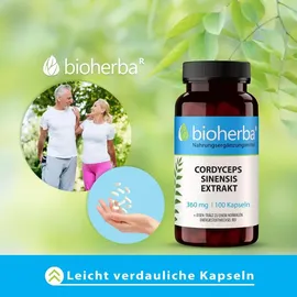 Bioherba Cordyceps Sinensis Extrakt Kapseln 100 Stück