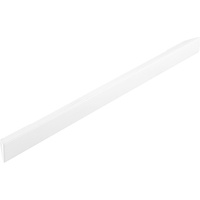 Mital Griff Mogan LA 256/288/320mm - Griffleiste Breite 350mm - Designer Möbelgriff, Zinkdruckguss weiß glänzend