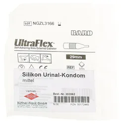 Urinalkondom 30 mm mittel Silikon selbst 1 St