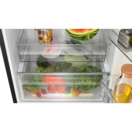Bosch Serie 4 KGN49VXDT Kühl-Gefrierkombination (440 l, 2030 mm hoch, Black Steel-antifingerprint)