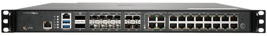 SonicWALL NSa 6700 - Sicherheitsgerät - 10GbE, 5GbE, 2.5GbE, 25GbE, 40GbE