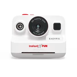 Easypix InstantFUN Digitale Sofortbildkamera Weiß