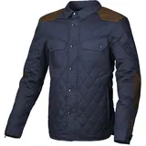 Macna Inland Quilted Kapuzenjacke - Blue / Brown - 2XL