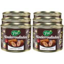 Pote Rinderrouladen 500 g, 6er Pack