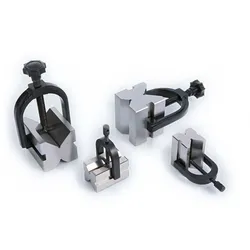 HBM V-Block-Set mit Klemme