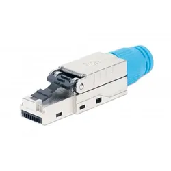 Intellinet Cat8.1 40G Shielded Toolless RJ45 Modular Field Termination Plug, For