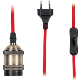 Paulmann Eldar 1-flg. 4 cm rot-brüniert