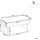 Beliani Truhenbank Durham Burgunderrot 110 x 40 x 48 cm
