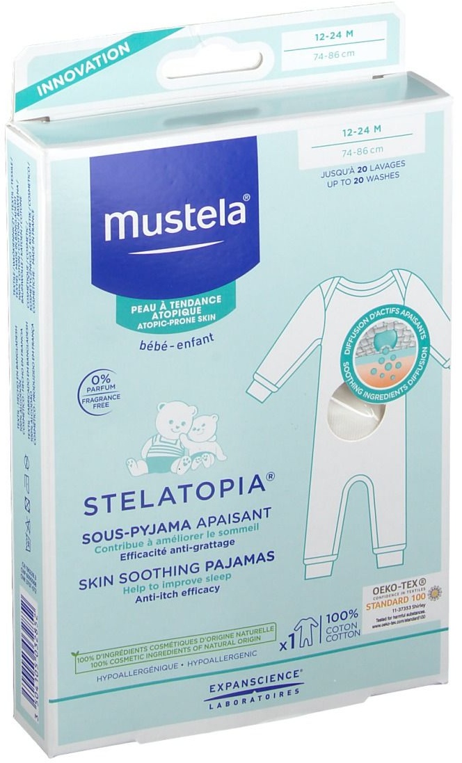 mustela® STELATOPIA® Sous-pyjama apaisant 12 - 24 mois 1 pc(s) Autre