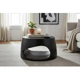 SIT Möbel Couchtisch rund schwarz Mangoholz 75 x 38 cm