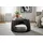 SIT Möbel Couchtisch rund schwarz Mangoholz 75 x 38 cm