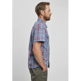 Brandit Textil Roadstar Kurzarmhemd Red / Blue M