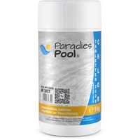 Paradies Pool Chlortabletten für Pool 200 g, Schwimmbecken, organisch, langsam löslich, Inhalt: 1 kg