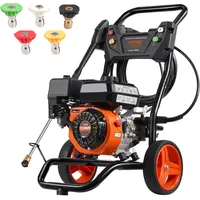 Vevor Benzin Hochdruckreiniger 3400PSI 2,6GPM mit 5 Düsensatz für