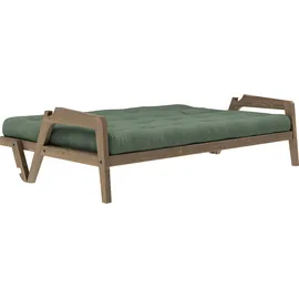 Karup Design "Grab, Schlafsofa carob/olive green 204x93x90 cm", - 204x130x40 cm