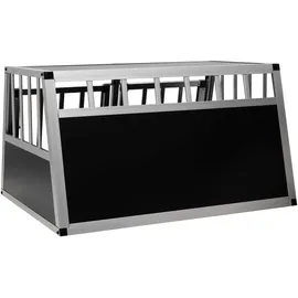 vidaXL Hundetransportbox 94 x 88 x 69 cm Grau/Silber