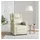 vidaXL Massagesessel Kunstleder 93 x 98 x 93 cm Cremeweiß mit verstellbarer Rückenlehne und Massagefunktion