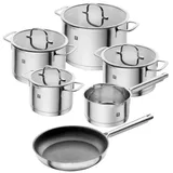 Zwilling Kochtopfset TrueFlow, Metall, 6-teilig, 16 cm,20 cm,16 cm, rund, Messskala, rostfrei, Abgießfunktion, Kochen, Töpfe, Topfsets