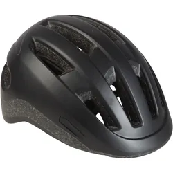 Fahrradhelm City 500 schwarz rauchschwarz 56-61