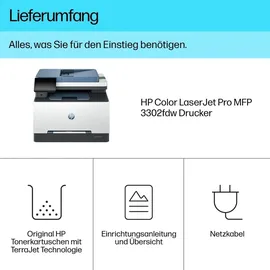 HP Color LaserJet Pro MFP 3302fdwg mehrfarbig (759V2F)