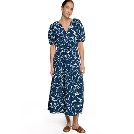 Zero Maxikleid Blau/Weiß 40