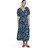 Zero Maxikleid Blau/Weiß 40