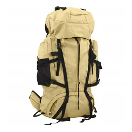 vidaXL Wanderrucksack Khaki 60 L Oxford-Gewebe - Braun