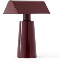 &Tradition - Caret MF1 Akkuleuchte, dark burgundy