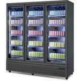 A&S polarny A&S Getränkekühlschrank Kühlschrank 1880 x 710 x 200 mm 1600 Liter; 3 Glastüren / Flügeltüren