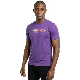 Head Racket Head, Rainbow T-Shirt Men, Purple